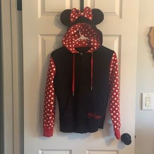 Minnie Mouse Hoodie with Minnie Ears